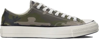 Pre-owned Converse Men's  Chuck Taylor All Star 70 Ox Carhartt Wip Sneakers In Camo/olive
