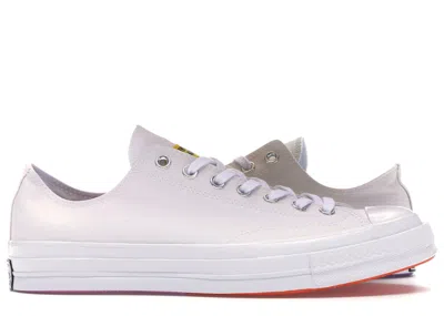 Pre-owned Converse Men's  Chuck Taylor All Star 70 Ox Chinatown Market Uv Sneakers In White In Multi