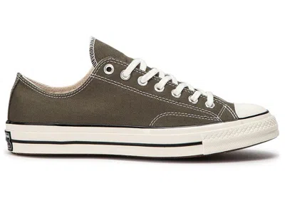 Pre-owned Converse Men's  Chuck Taylor All Star 70 Ox Green Sneakers In Field Surplus/black/egret