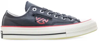Pre-owned Converse Men's  Chuck Taylor All Star 70 Ox Lay Zhang Sneakers In Black/white/enamel Red