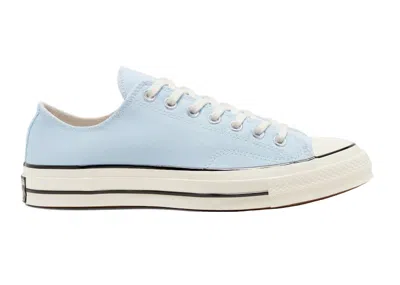 Pre-owned Converse Men's  Chuck Taylor All Star 70 Ox Sneakers In Agate Blue/black/egret In Multi
