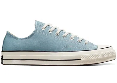 Pre-owned Converse Men's  Chuck Taylor All Star 70 Ox Sneakers In Cocoon Blue/egret/black