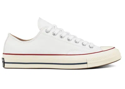 Pre-owned Converse Men's  Chuck Taylor All Star 70 Ox Sneakers In White/egret/red