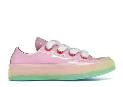 Pre-owned Converse Men's  Chuck Taylor All Star 70 Ox Toy Jw Anderson Pink Sneakers In Pink Mist/barely Volt In Multi