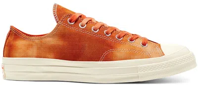Pre-owned Converse Men's  Chuck Taylor All Star 70 Ox Twisted Vacation Sneakers In Venetian Rust/bold Mandarin