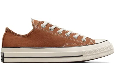 Pre-owned Converse Men's  Chuck Taylor All Star 70 Ox Vintage Canvas Sneakers In Tawny Owl/egret/black