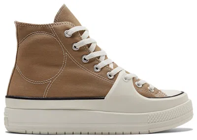 Pre-owned Converse Men's  Chuck Taylor All Star Construct Hi Sneakers In Roasted/black/egret