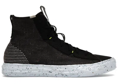Pre-owned Converse Men's  Chuck Taylor All Star Crater Sneakers In Black/chambray Blue In Multi