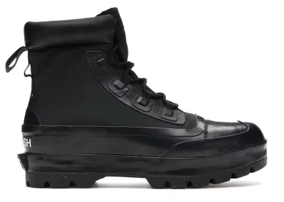 Pre-owned Converse Men's  Chuck Taylor All Star Duck Boot Ambush Sneakers In Black