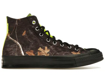 Pre-owned Converse Men's  Chuck Taylor All Star Goretex Sneakers In Black/lemon Venom/egret
