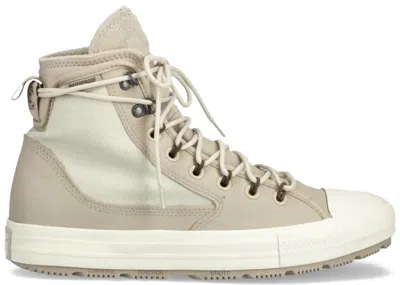 Pre-owned Converse Men's  Chuck Taylor All Star Hi Allterrain Sneakers In Light Bone/papyrus/egret In White