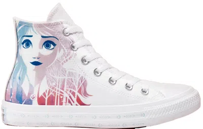 Pre-owned Converse Men's  Chuck Taylor All Star Hi Frozen 2 Sneakers In White In Multi