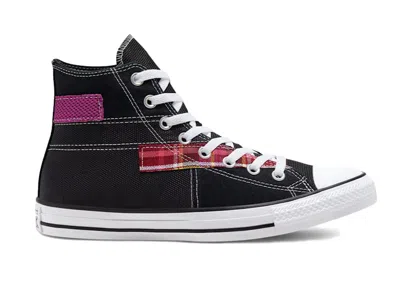 Pre-owned Converse Men's  Chuck Taylor All Star Hi Hacked Fashion Sneakers In Black/white/cactus Flower In Multi