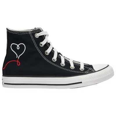 Pre-owned Converse Men's  Chuck Taylor All Star Hi Made With Love Sneakers In Black/vintage White/egret