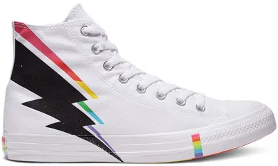 Pre-owned Converse Men's  Chuck Taylor All Star Hi Pride (2019) Sneakers In White/black