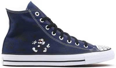Pre-owned Converse Men's  Chuck Taylor All Star Hi Pro Sean Pablo Sneakers In Navy Blue/black/white