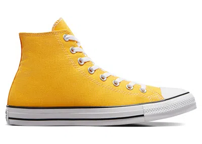 Pre-owned Converse Men's  Chuck Taylor All Star Hi Sneakers In Lemon Chrome