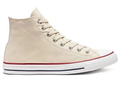 Pre-owned Converse Men's  Chuck Taylor All Star Hi Sneakers In Natural Ivory/white