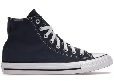 Pre-owned Converse Men's  Chuck Taylor All Star Hi Sneakers In Navy Blue