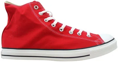 Pre-owned Converse Men's  Chuck Taylor All Star Hi Sneakers In Red