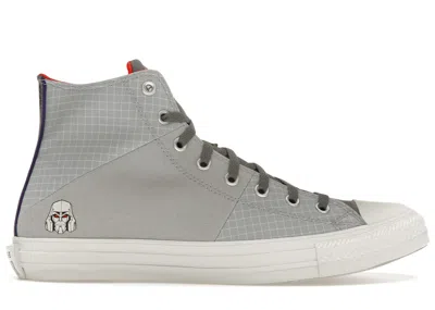 Pre-owned Converse Men's  Chuck Taylor All Star Hi Transformers Decepticons Sneakers In Grey/court Purple