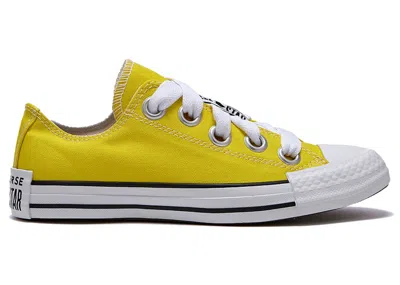 Pre-owned Converse Men's  Chuck Taylor All Star Low Sketch Sneakers In Golden Wren/white/black