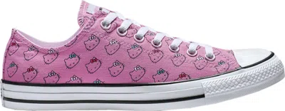 Pre-owned Converse Men's  Chuck Taylor All Star Ox Hello Kitty Pink Sneakers In Prism Pink/white