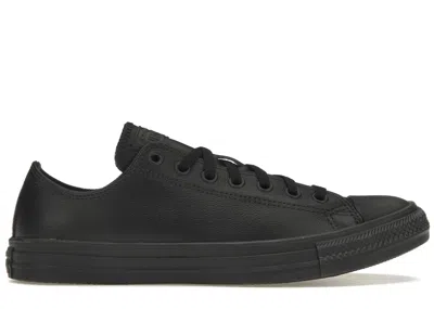 Pre-owned Converse Men's  Chuck Taylor All Star Ox Mono Sneakers In Black