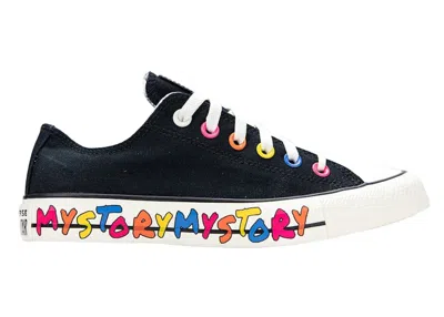 Pre-owned Converse Men's  Chuck Taylor All Star Ox My Story Sneakers In Black/hyper Pink/egret In Multi