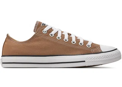 Pre-owned Converse Men's  Chuck Taylor All Star Ox Sneakers In Hot Tea In Brown
