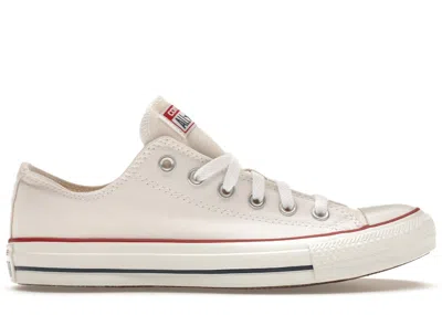 Pre-owned Converse Men's  Chuck Taylor All Star Ox Sneakers In Optical White
