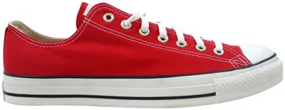 Pre-owned Converse Men's  Chuck Taylor All Star Ox Sneakers In Red