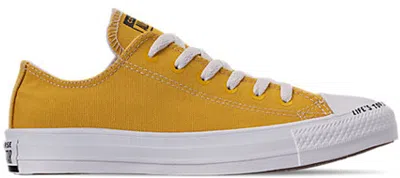 Pre-owned Converse Men's  Chuck Taylor All Star Renew Low Sneakers In Gold Dart/black/white In Multi