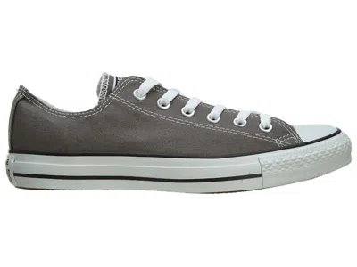Pre-owned Converse Men's  Chuck Taylor All Star Seasonal Ox Sneakers In Charcoal In Gray