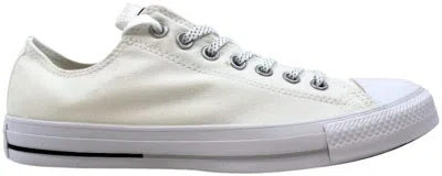 Pre-owned Converse Men's  Chuck Taylor All Star Shield Canvas Ox Sneakers In White/black In Multi