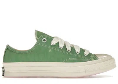 Pre-owned Converse Men's  Chuck Taylor Allstar 70 Ox Camo Pack Sneakers In Green/antique White In Multi