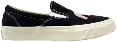 Pre-owned Converse Men's  Chuck Taylor Deck Star 67 Slip Sneakers In Almost Black/pale Coral Egret