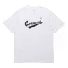 Converse Men's  Classic Alphabet Pattern Short Sleeve White