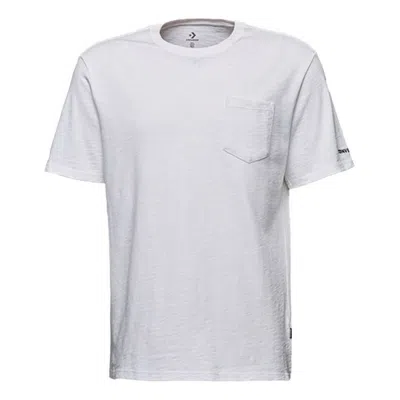 Converse Men's  Classic Basic Casual Short Sleeve White