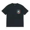 Converse Men's  Classic Round Neck Sports Short Sleeve Black In Blue