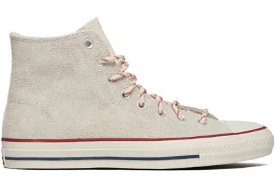 Pre-owned Converse Men's  Cons Chuck Taylor All Star Pro Outdoor Hi Sneakers In Egret/red/blue In Multi