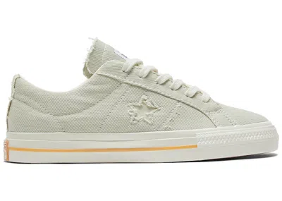 Pre-owned Converse Men's  Cons One Star Pro Denim Sneakers In Light Blue/indigo Oxide/egret