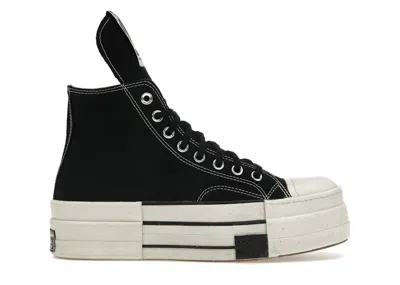 Pre-owned Converse Men's  Drkshdw Chuck Taylor All Star Dbl Drkstar Hi Rick Owens Drkstar Sneakers In Black/egr In Multi