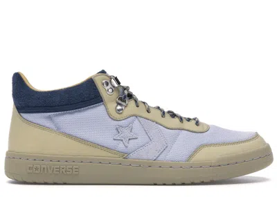 Pre-owned Converse Men's  Fast Break Mid Clot 80 Degrees North Sneakers In Gravel/halogen Blue/pale Khaki In Multi