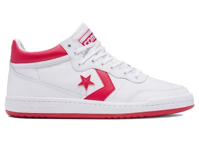 Pre-owned Converse Men's  Fastbreak Pro Mid Sneakers In White/enamel Red