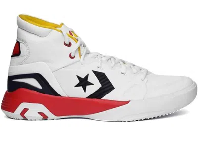 Pre-owned Converse Men's  G4 Hi Wholehearted Sneakers In White/speed Yellow In Multi