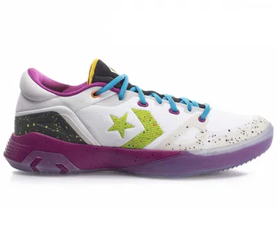 Pre-owned Converse Men's  G4 Low Graffiti Sneakers In White/bright Pear