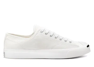 Pre-owned Converse Men's  Jack Purcell Canvas Low Sneakers In White/black In Multi