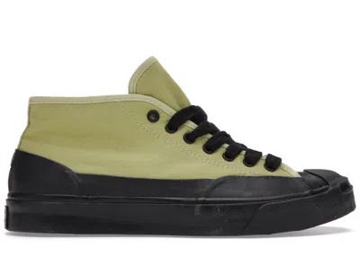 Pre-owned Converse Men's  Jack Purcell Chukka Mid A$ap Nast Sneakers In Beechnut/black/white