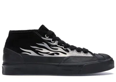 Pre-owned Converse Men's  Jack Purcell Chukka Mid Asap Nast Sneakers In Black/silver In Multi